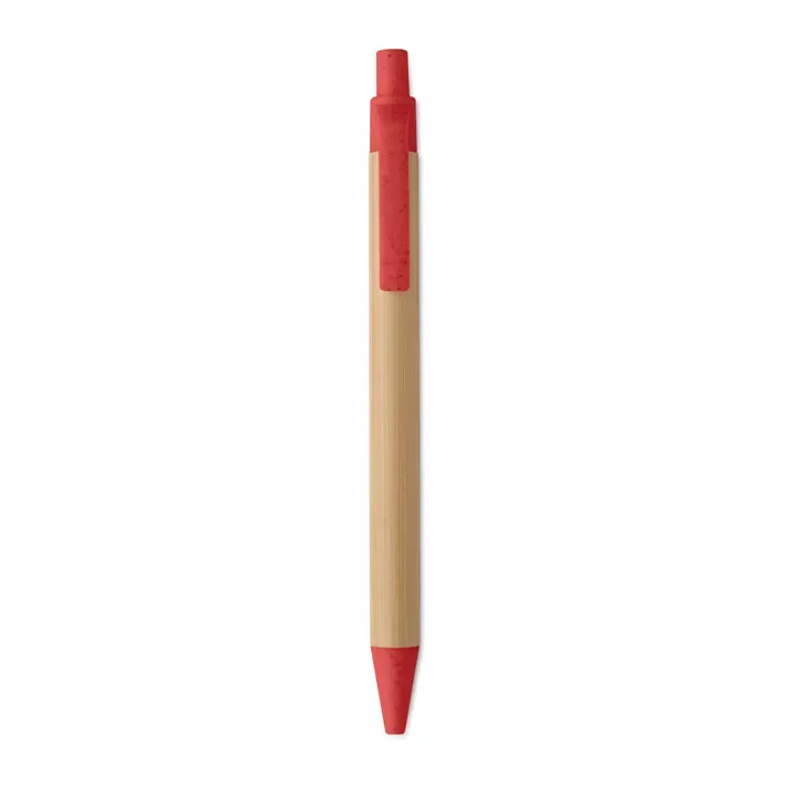Push button ball pen in bamboo - MO2635 (MOCN#05)